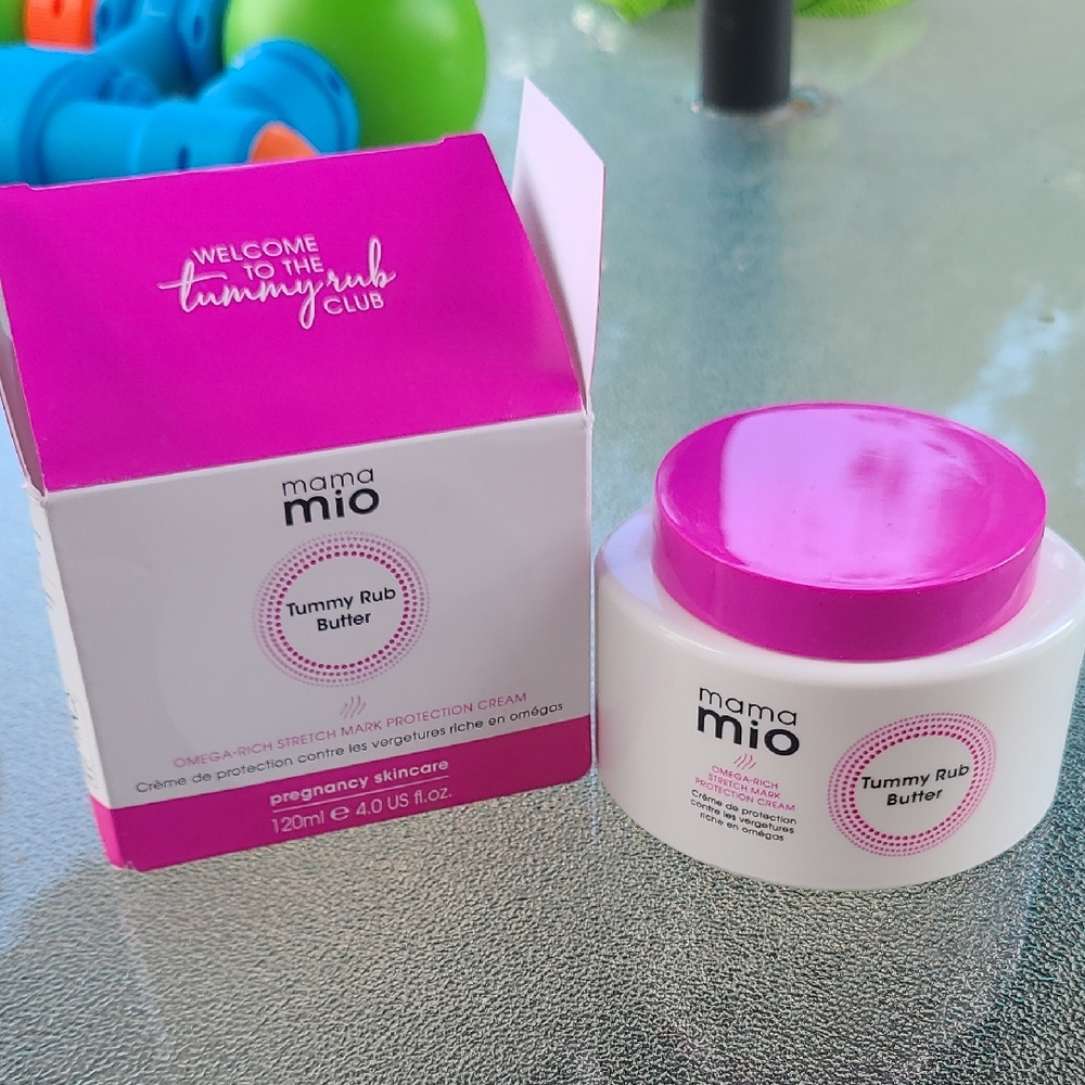 Tummy Rub Butter - Pink and White